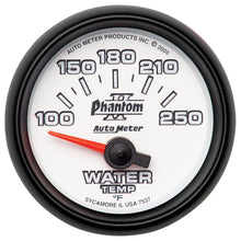 Auto Meter 2-1/16" WATER TEMPERATURE, 100-250 °F, PHANTOM II - 7537
