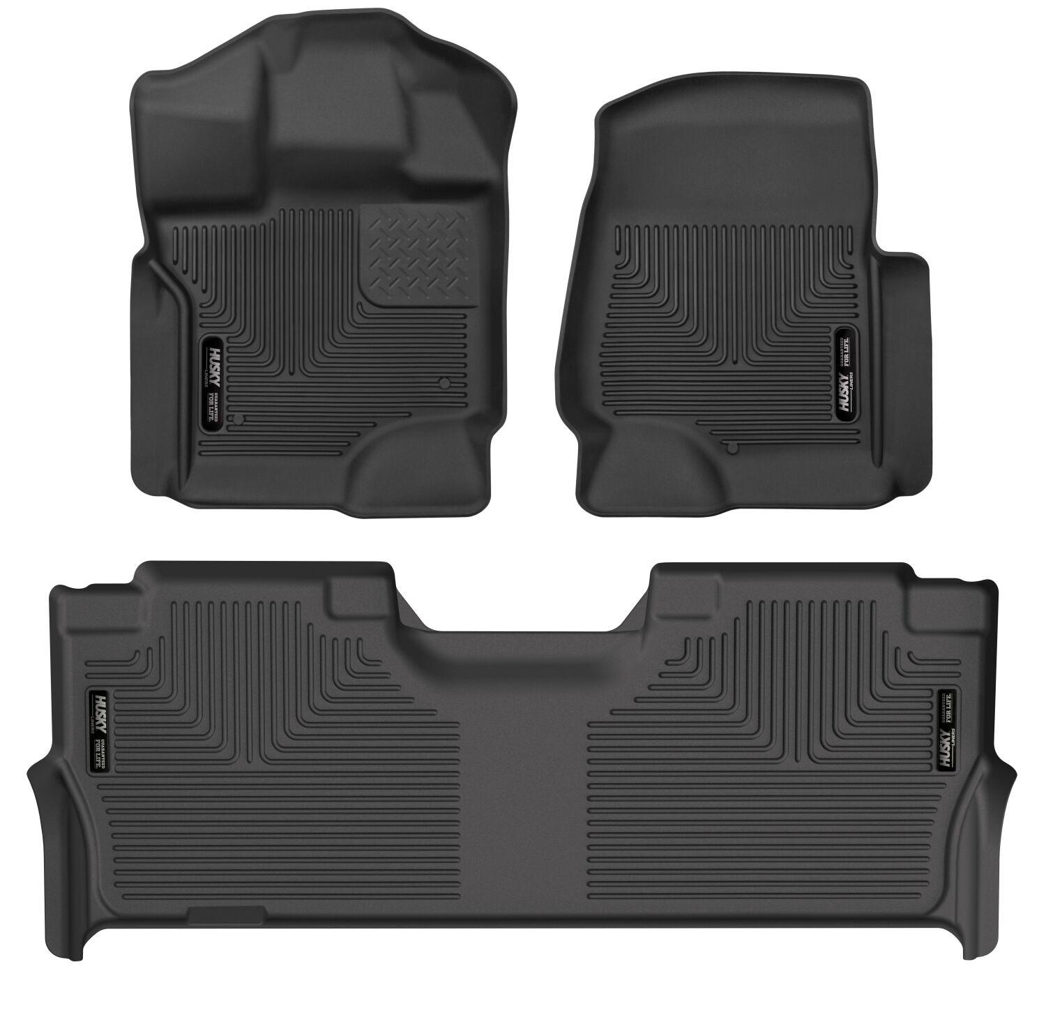 Husky Liners Front & 2Nd Seat Floor Liners (2021-2021 F-150) - 53468