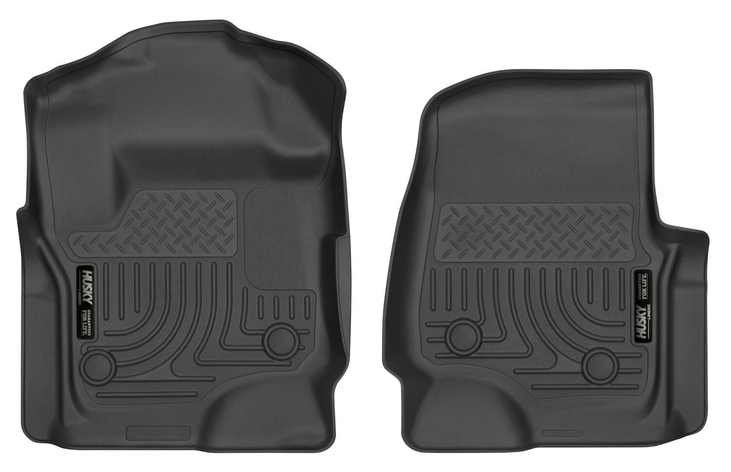 Husky Liners Front Floor Liners (2017-2022 F-250 Super Duty, F-350 Super Duty) - 13321