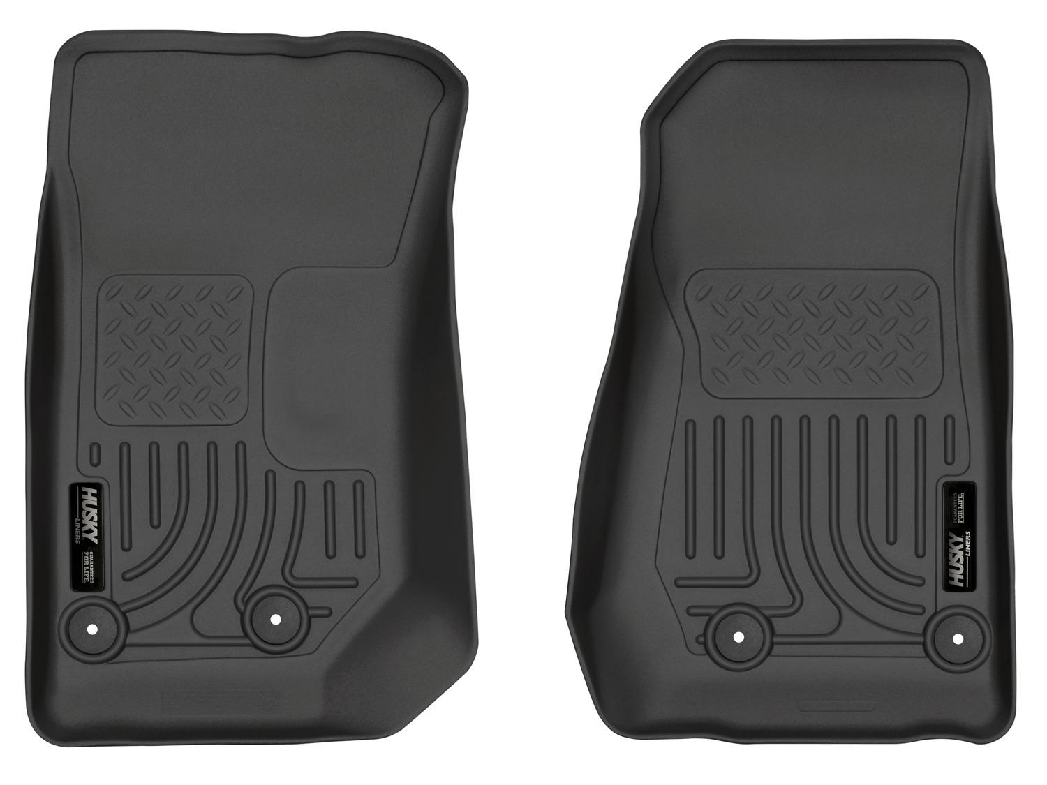 Husky Liners Front Floor Liners (2014-2018 Wrangler, Wrangler JK) - 18041