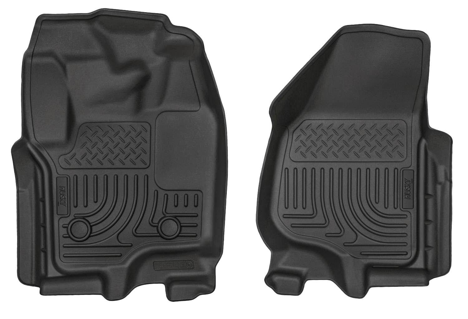 Husky Liners Front Floor Liners (2012-2016 F-350 Super Duty, F-250 Super Duty) - 18701
