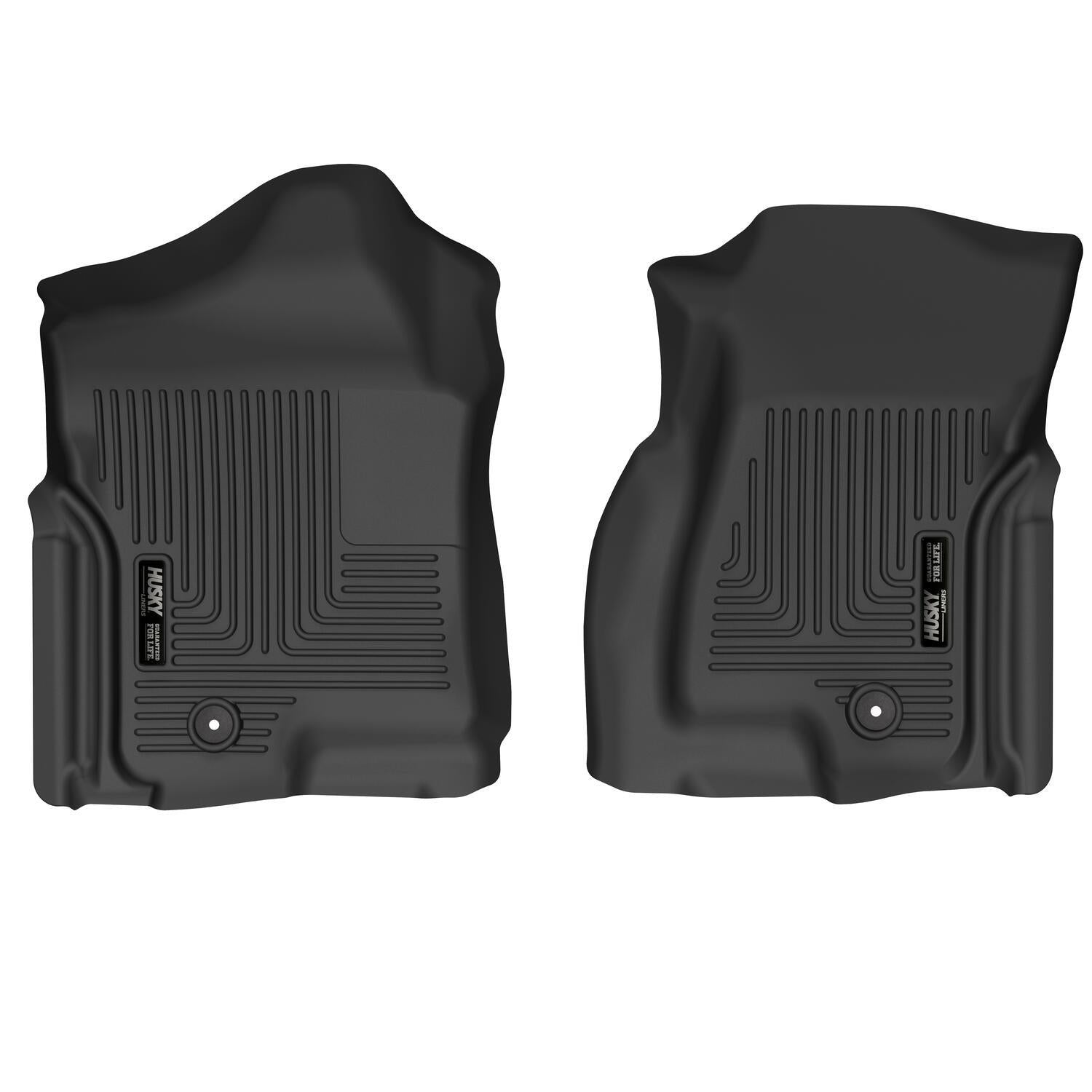 Husky Liners Front Floor Liners (1999-2007 Cadillac, Chevrolet, GMC, Hummer Fitment) - 52111