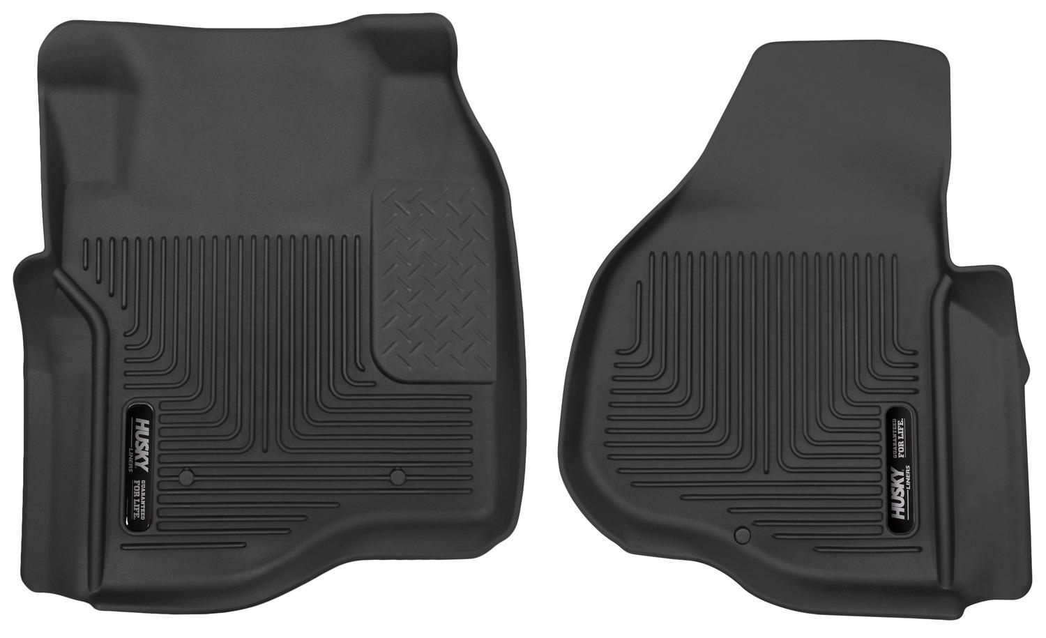 Husky Liners Front Floor Liners (2011-2016 F-250 Super Duty, F-350 Super Duty) - 53301