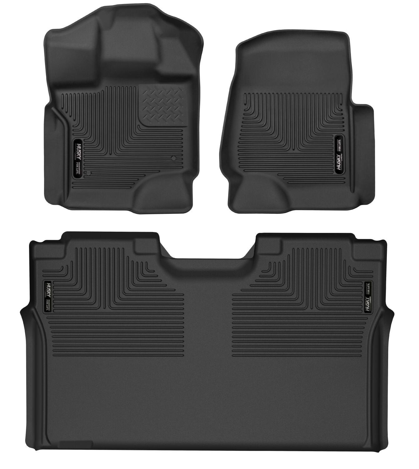 Husky Liners Front & 2Nd Seat Floor Liners (2015-2021 F-150) - 53498