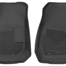 Husky Liners Front Floor Liners (2007-2018 Wrangler, Wrangler JK) - 53571