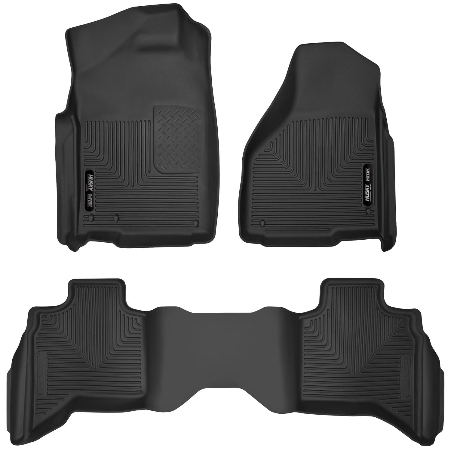 Husky Liners Front & 2Nd Seat Floor Liners (2010-2021 1500, Ram 1500, 1500 Classic) - 53628