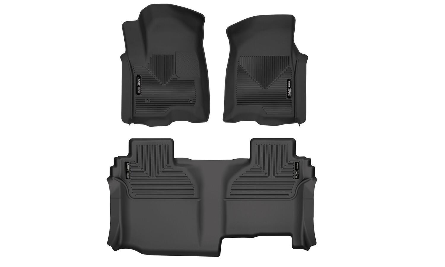 Husky Liners Front &Amp; 2Nd Seat Floor Liners (2019-2024 Chevrolet, GMC Fitment) - 53648