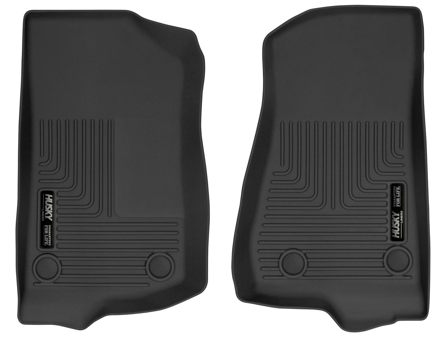 Husky Liners Front Floor Liners (2018-2021 Wrangler, Gladiator) - 54531