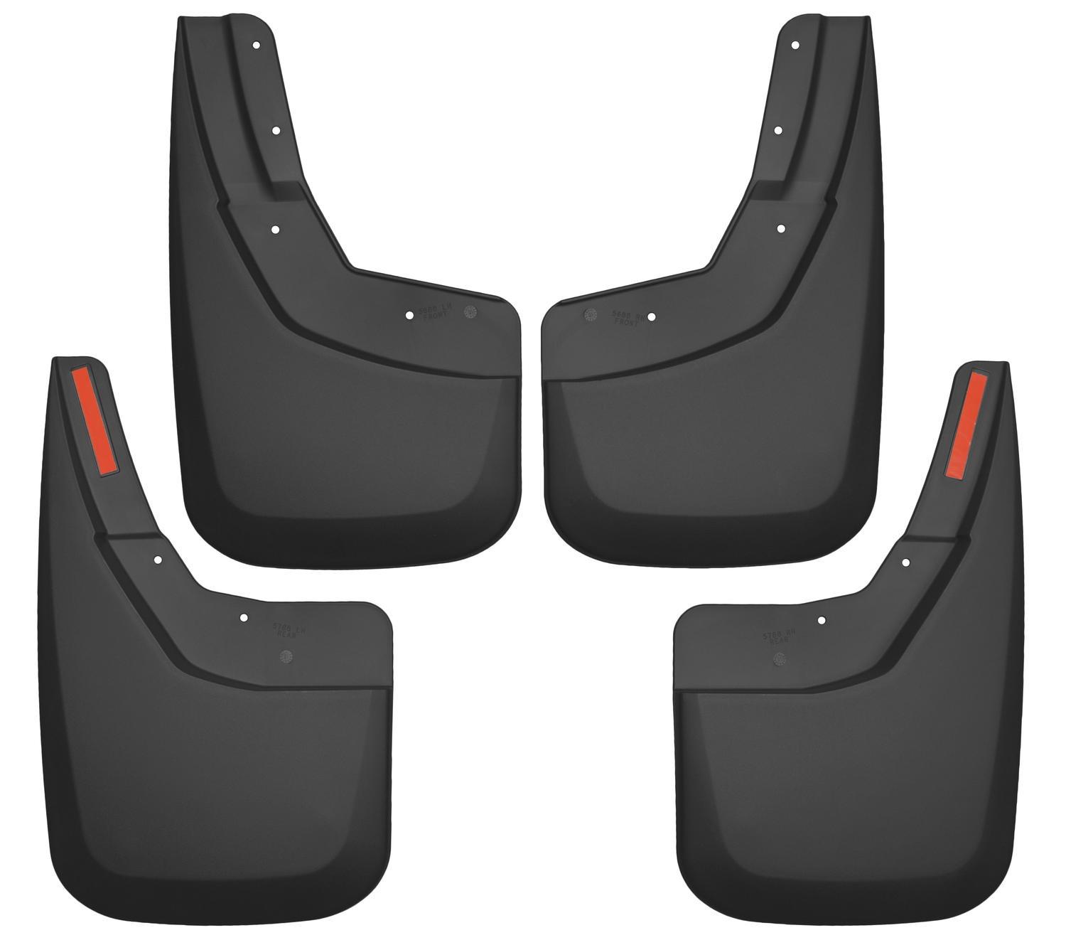 Husky Liners Front And Rear Mud Guard Set (2014-2019 Silverado 1500, Silverado 2500 HD, Silverado 3500 HD, Silverado 1500 LD) - 56886