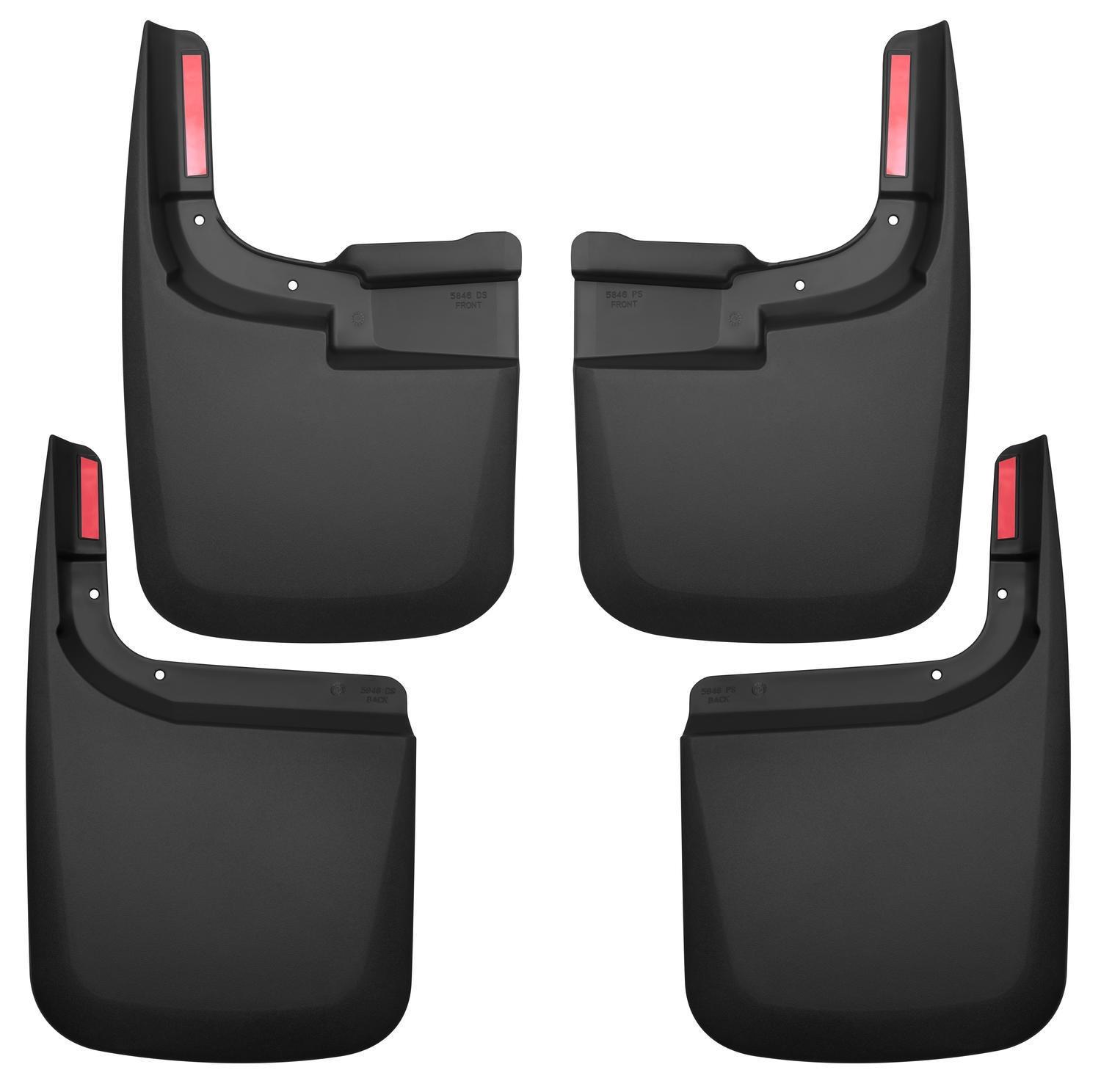 Husky Liners Front And Rear Mud Guard Set (2017-2022 F-250 Super Duty, F-350 Super Duty) - 58466