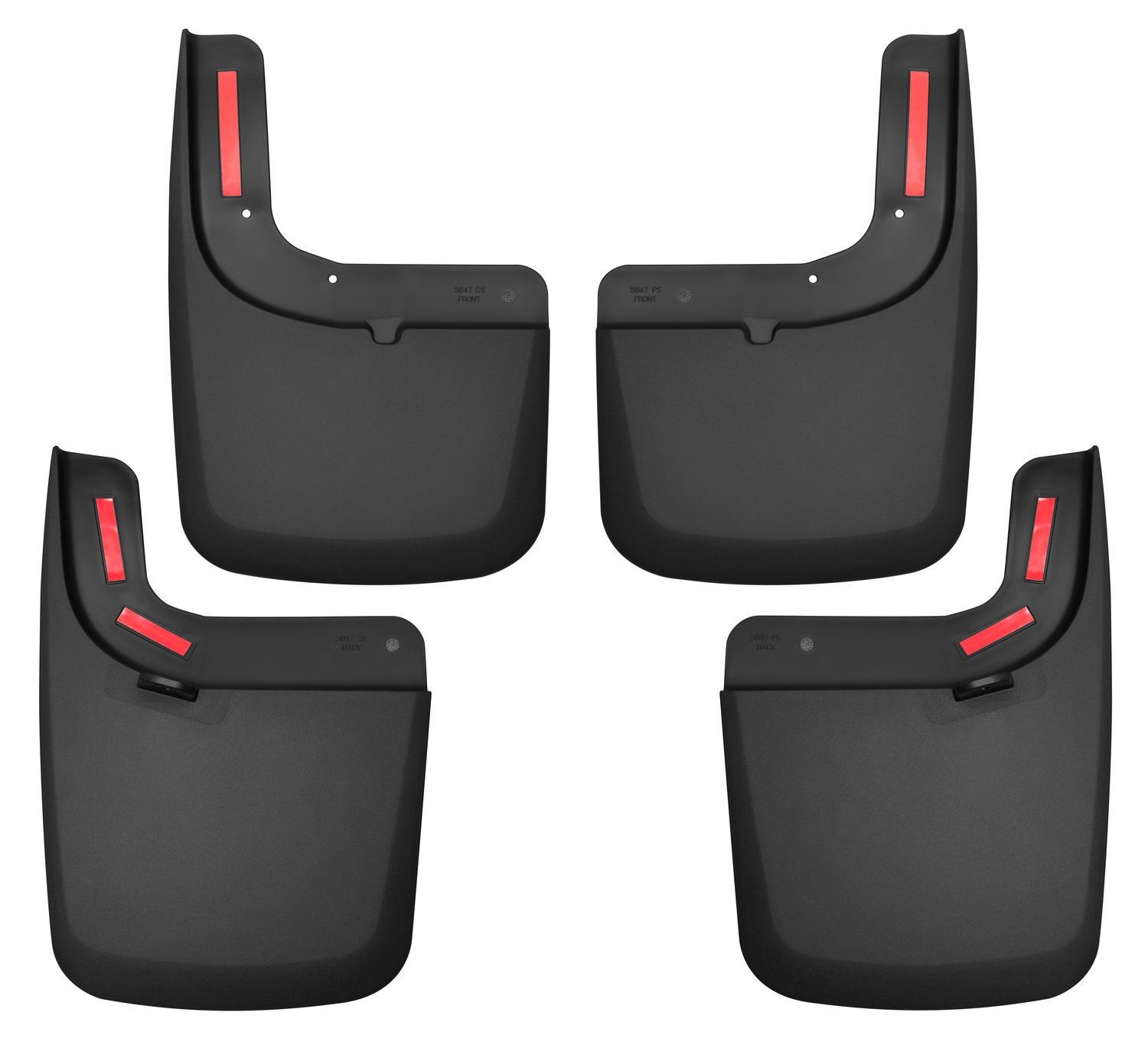 Husky Liners Front And Rear Mud Guard Set (2017-2022 F-250 Super Duty, F-350 Super Duty) - 58476
