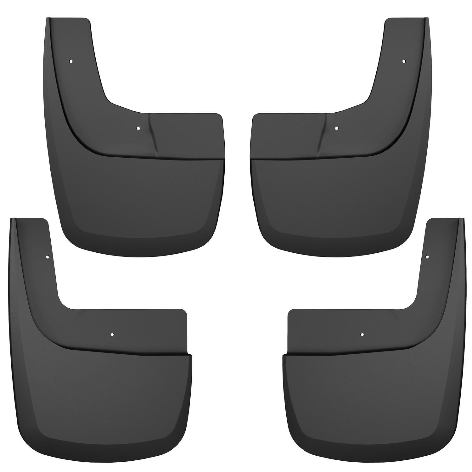 Husky Liners Front And Rear Mud Guard Set (2021-2025 F-150 Raptor) - 58536