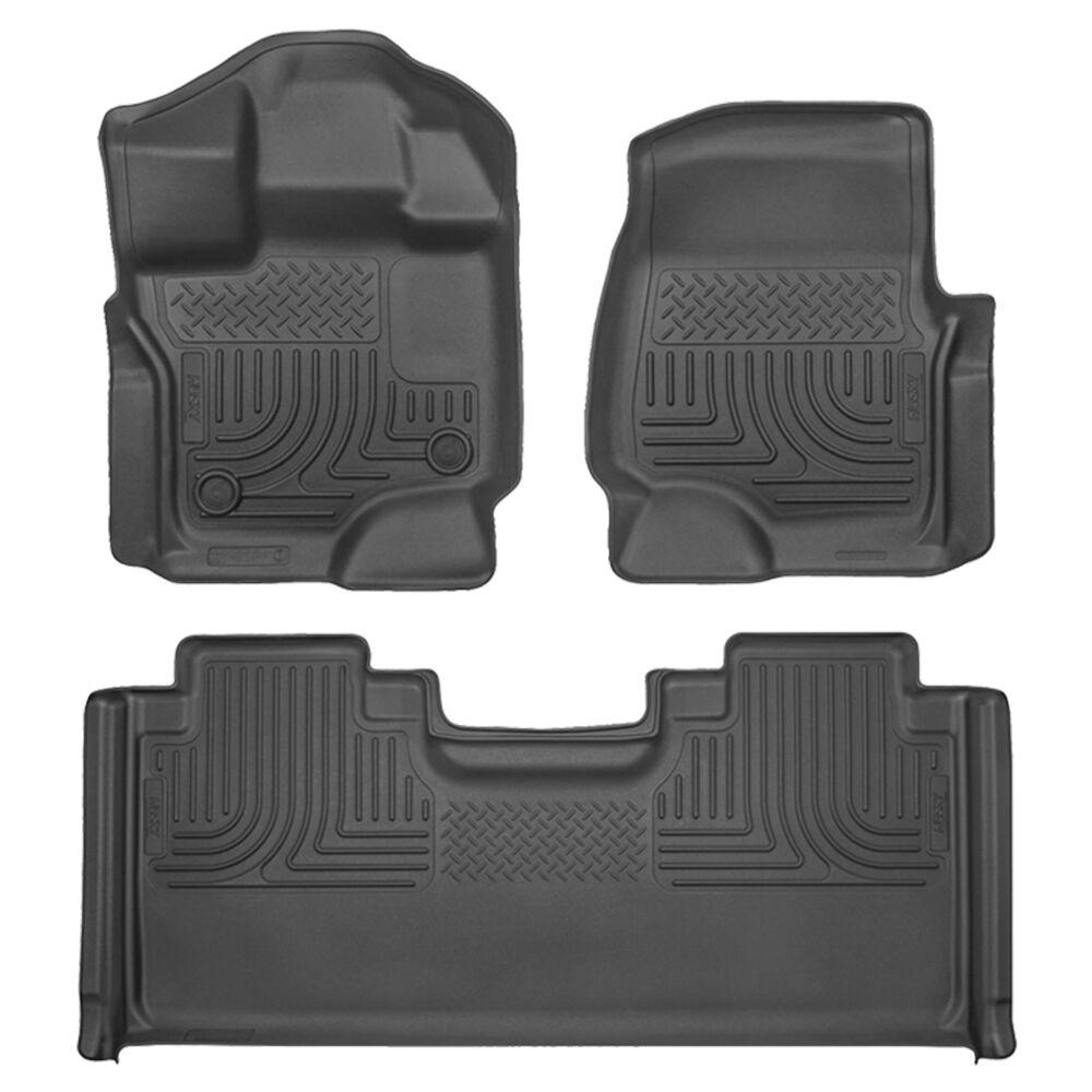 Husky Liners Front & 2Nd Seat Floor Liners (2015-2021 F-150) - 94051