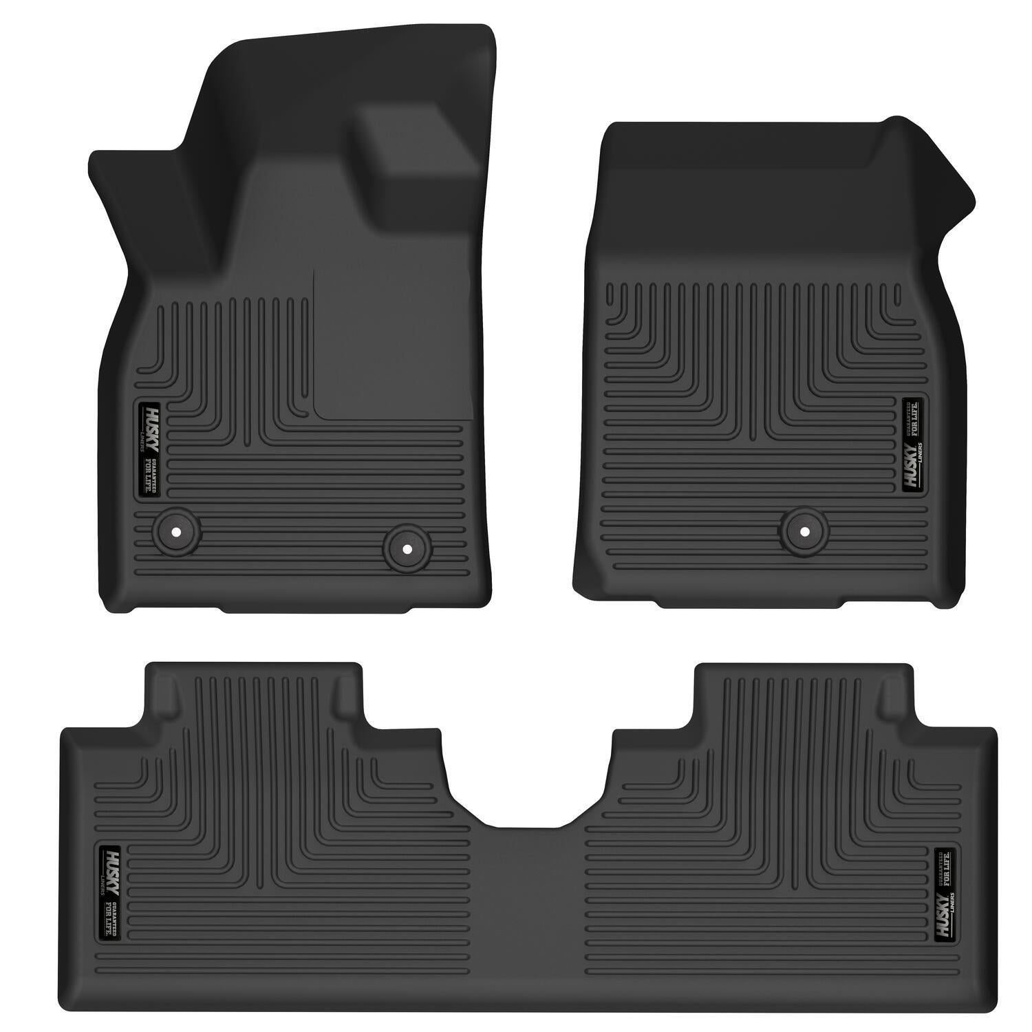 Husky Liners Front and 2nd Seat Floor Liners (2021 Mustang Mach-E) - 95071