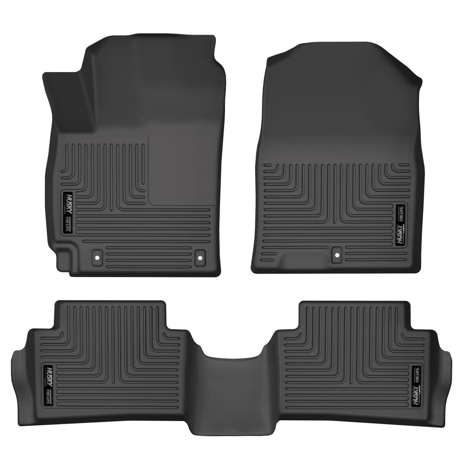 Husky Liners Front and 2nd Seat Floor Liners (2018-2022 Kona) - 95581