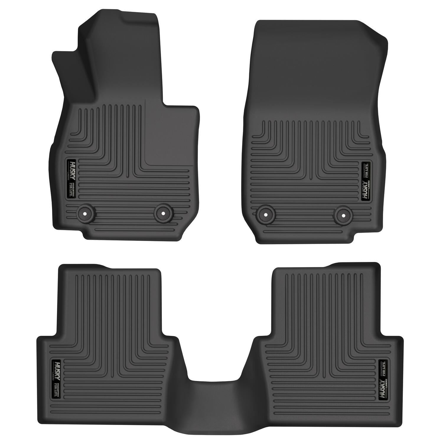Husky Liners Front and 2nd Seat Floor Liners (2020-2021 CX-3) - 95591