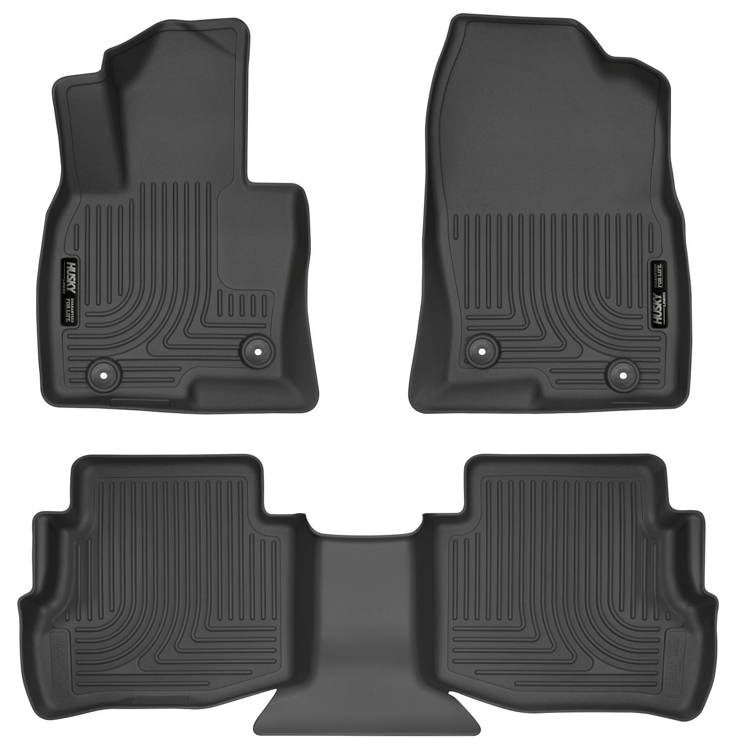 Husky Liners Front & 2Nd Seat Floor Liners (2016-2021 CX-9) - 95611