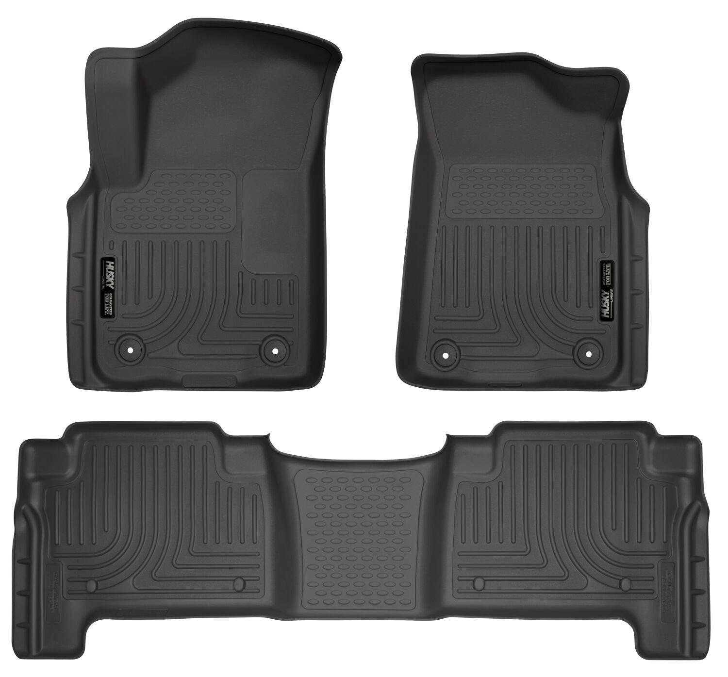 Husky Liners Front & 2Nd Seat Floor Liners (2019-2021 QX80, Armada) - 95671