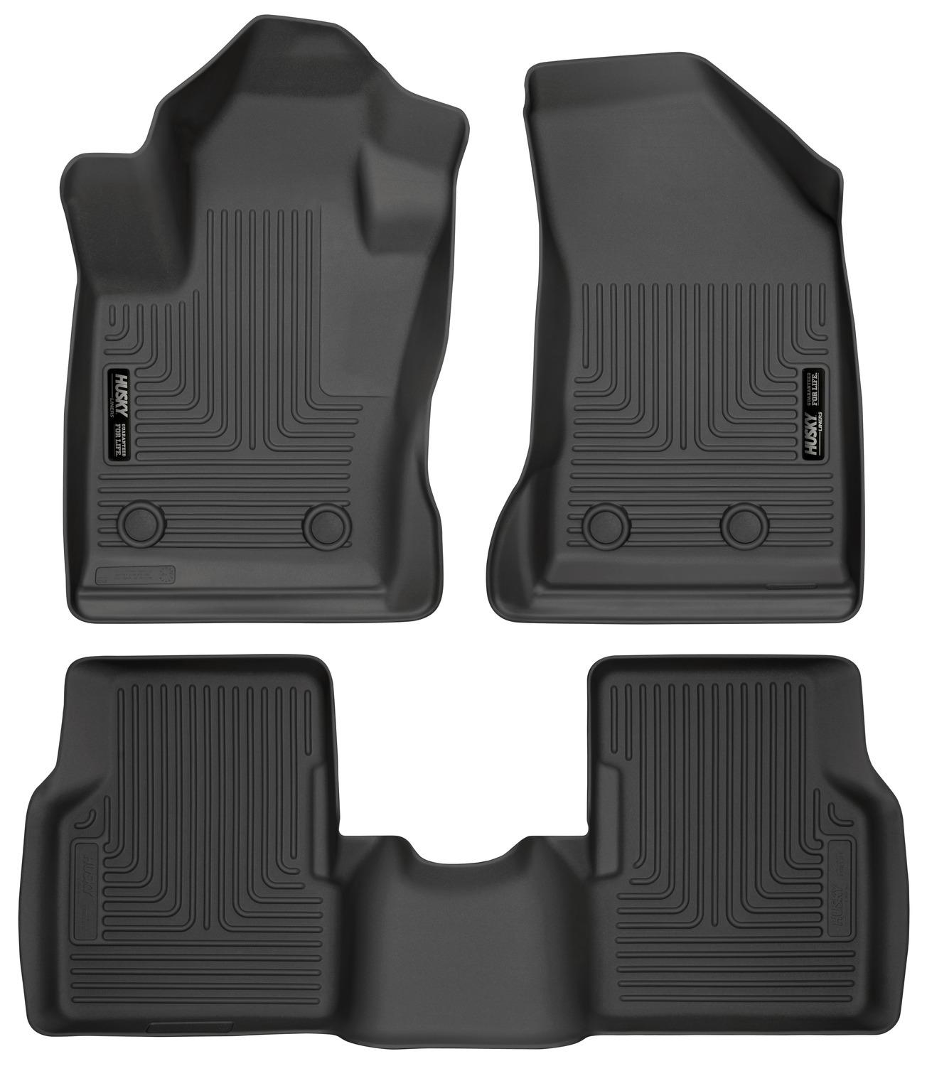 Husky Liners Front & 2Nd Seat Floor Liners (2017-2021 Compass) - 95681