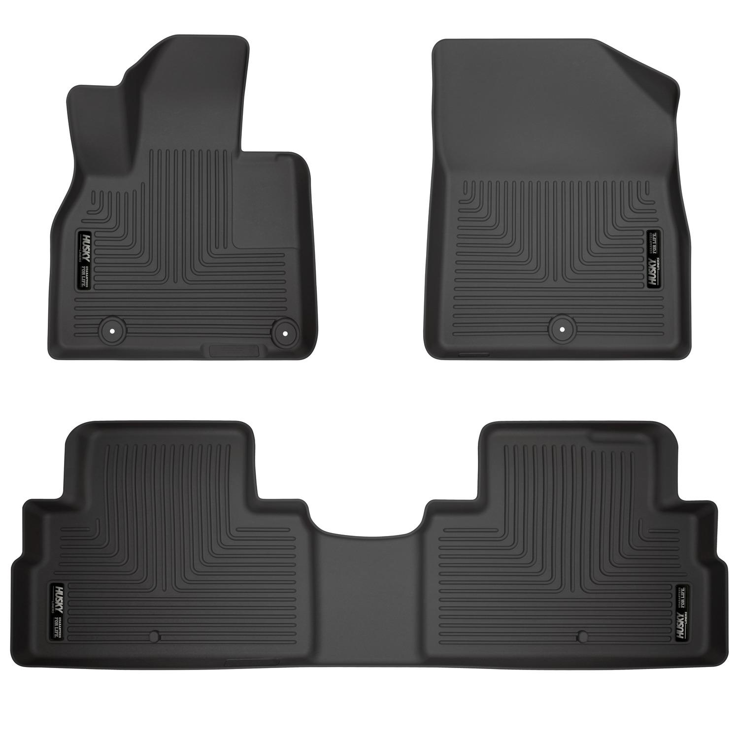Husky Liners Front & 2Nd Seat Floor Liners (2020-2022 Telluride) - 95691