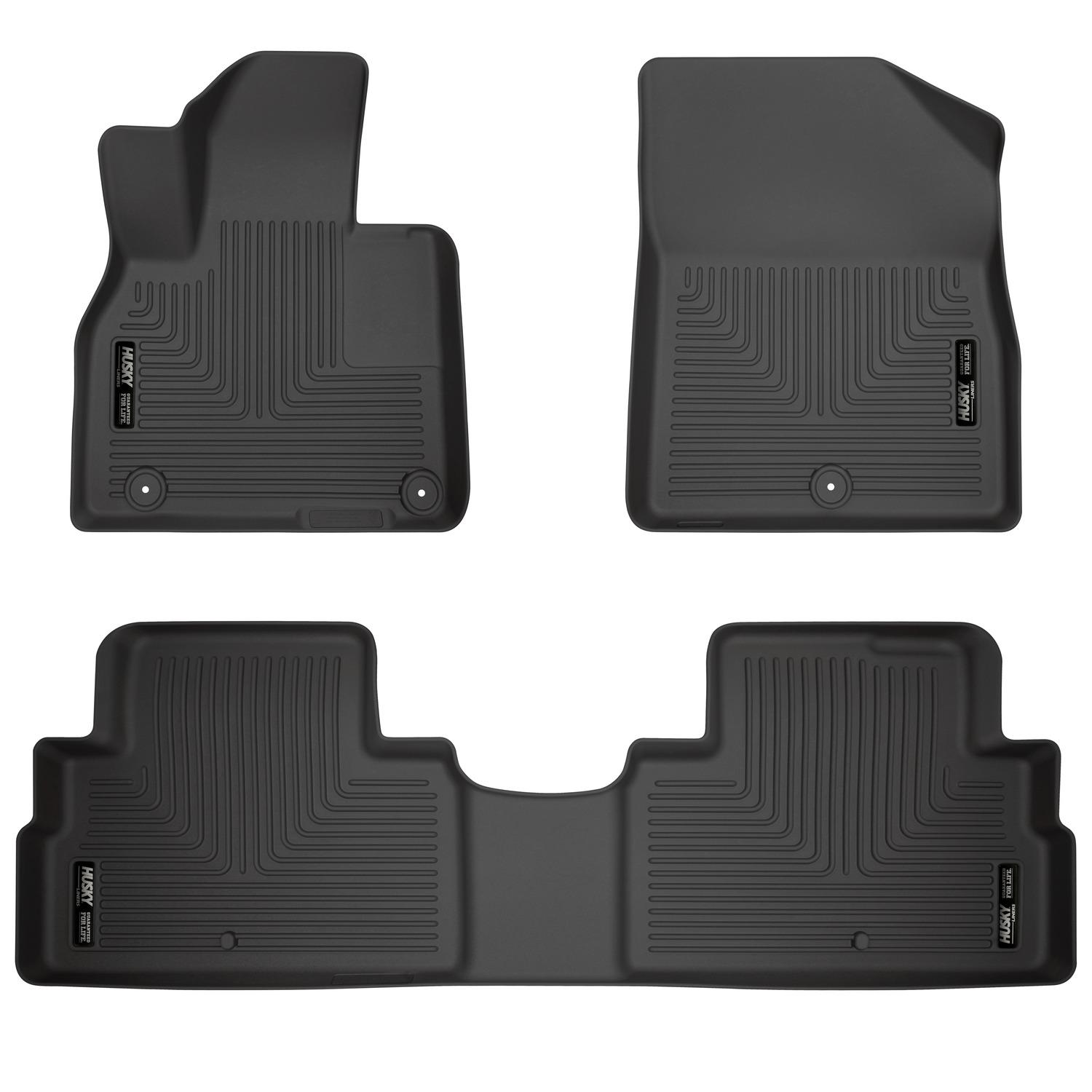 Husky Liners Front & 2Nd Seat Floor Liners (2020-2022 Palisade) - 95711