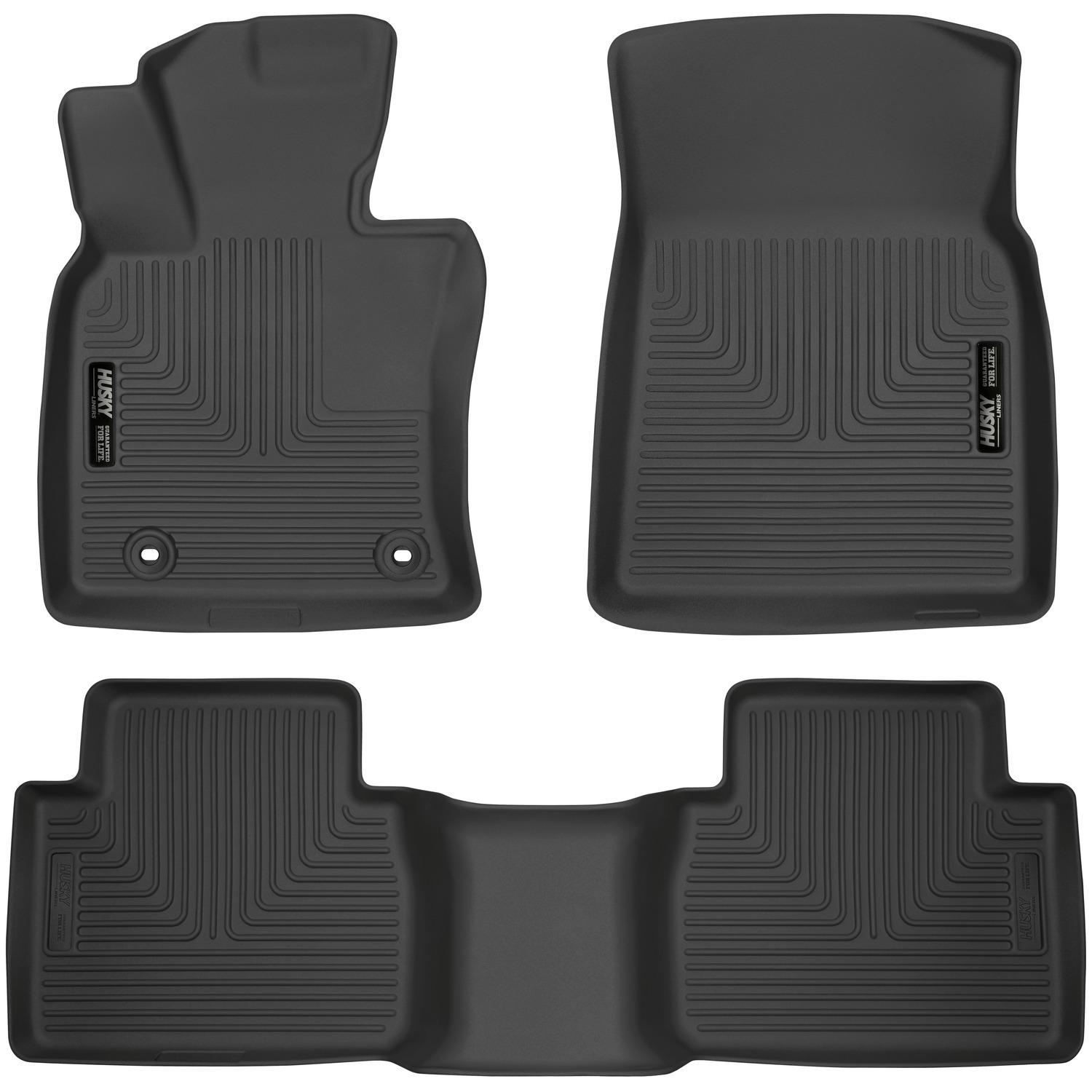 Husky Liners Front & 2Nd Seat Floor Liners (2018-2022 Camry) - 95731