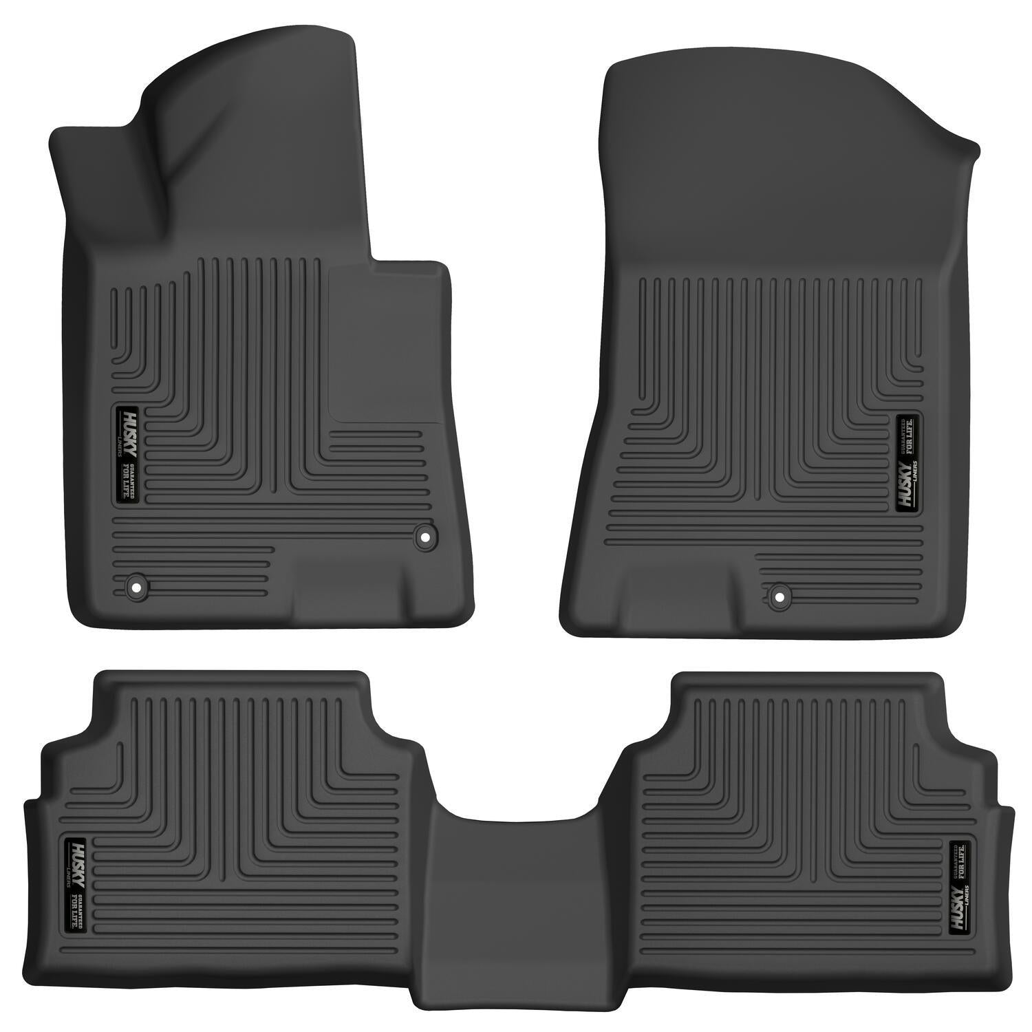 Husky Liners Front & 2Nd Seat Floor Liners (2021-2022 K5, Sonata) - 95771