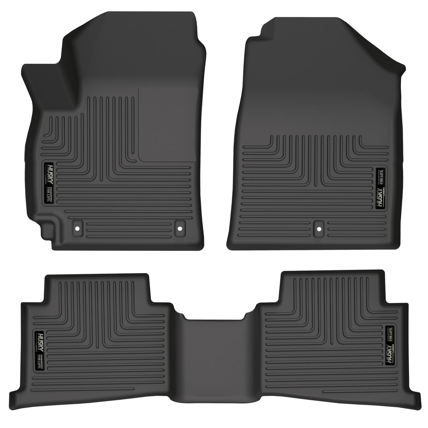 Husky Liners Front and 2nd Seat Floor Liners (2021-2022 Seltos) - 95801