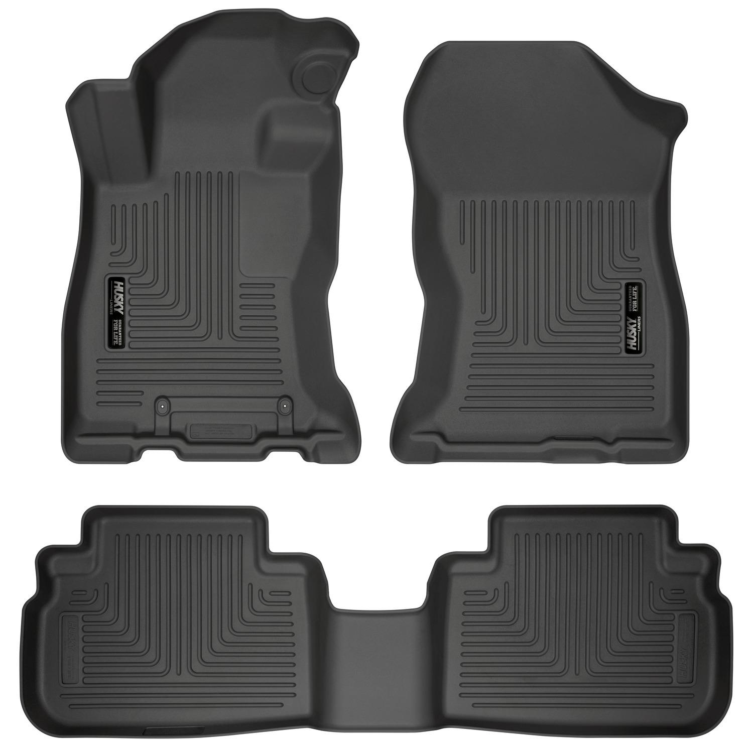Husky Liners Front & 2Nd Seat Floor Liners (2019-2021 Forester) - 95891