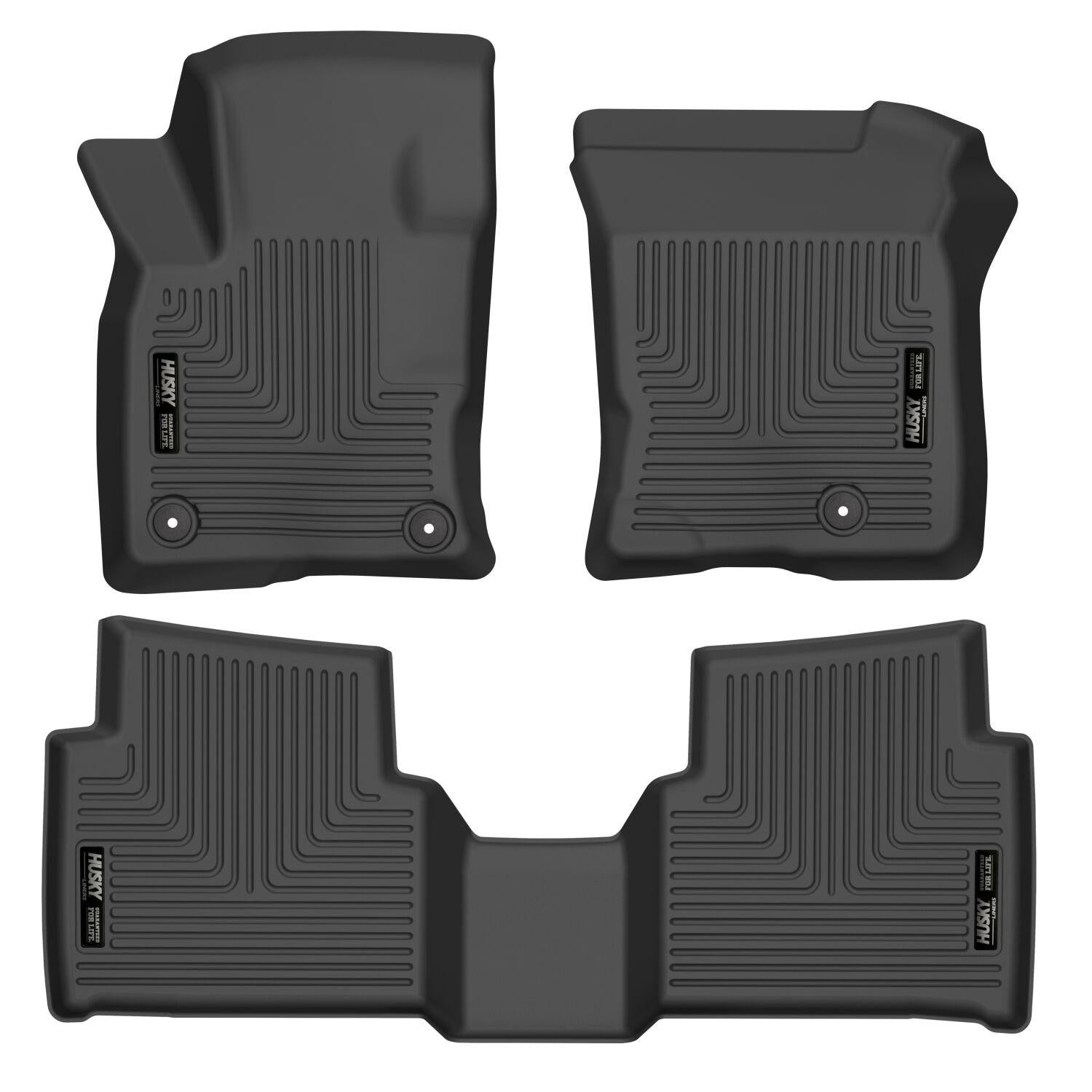 Husky Liners Front and 2nd Seat Floor Liners (2020-2022 Corsair) - 96711