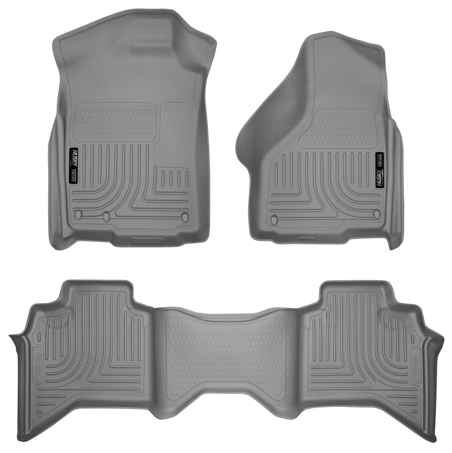 Husky Liners Front & 2Nd Seat Floor Liners (2002-2009 Ram 1500, Ram 2500, Ram 3500) - 98032