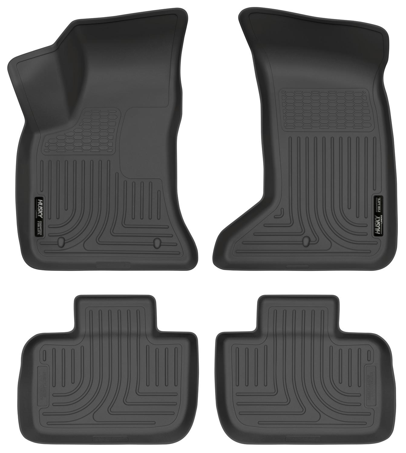Husky Liners Front & 2Nd Seat Floor Liners (2011-2021 300, Charger) - 98081