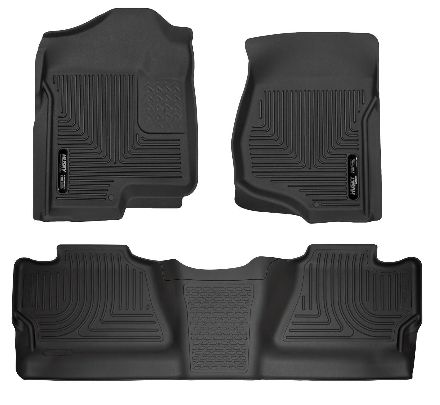 Husky Liners Front & 2Nd Seat Floor Liners (Footwell Coverage) - 98201