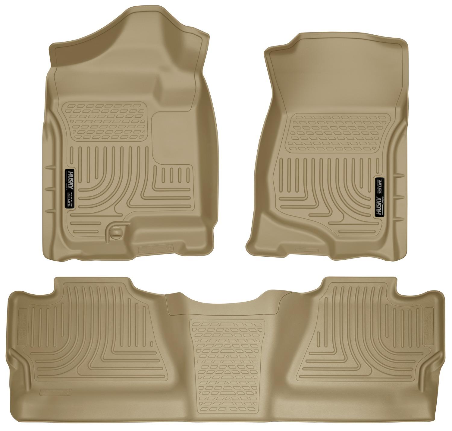Husky Liners Front & 2Nd Seat Floor Liners (Footwell Coverage) - 98203