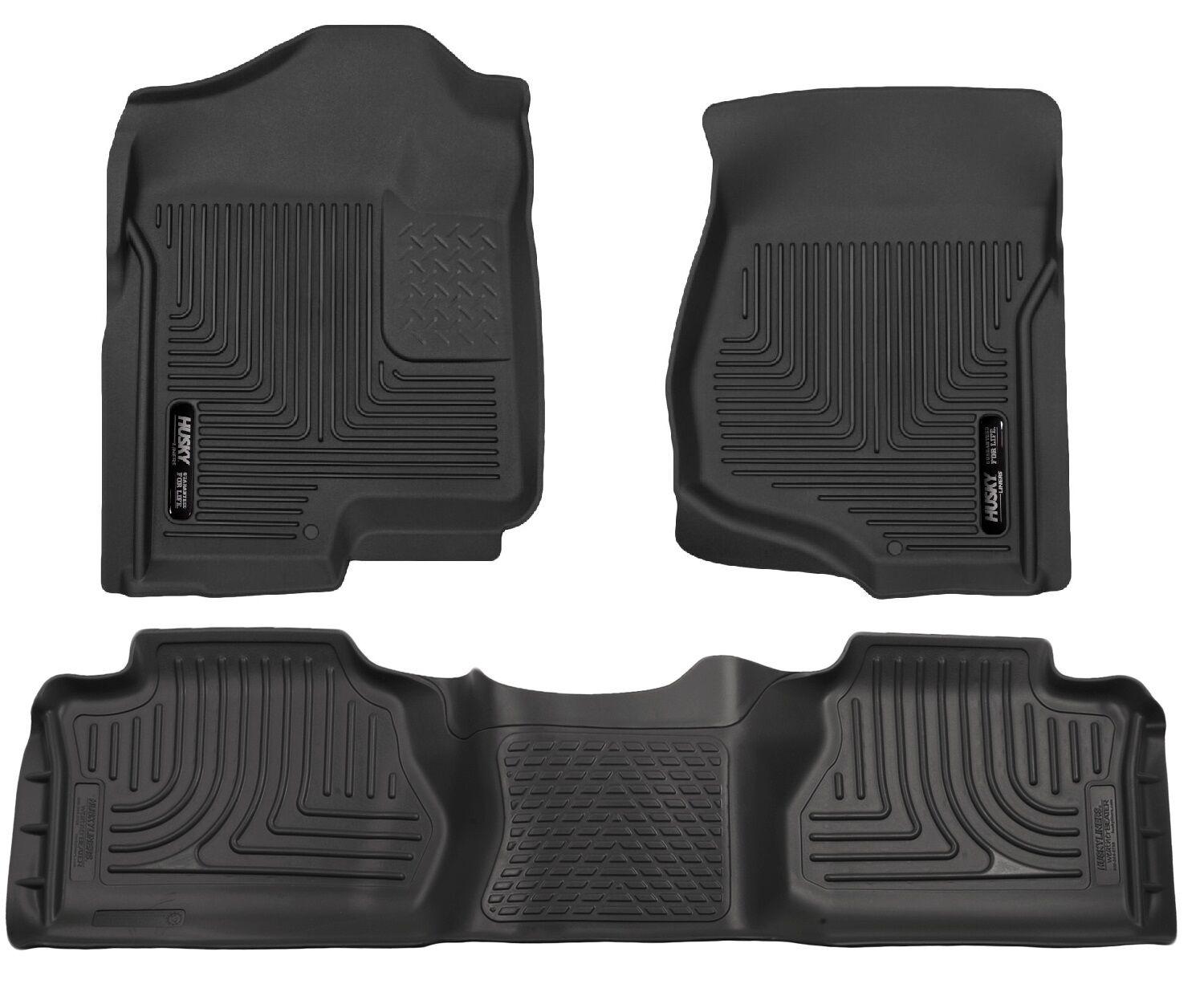 Husky Liners Front & 2Nd Seat Floor Liners (Footwell Coverage) - 98211