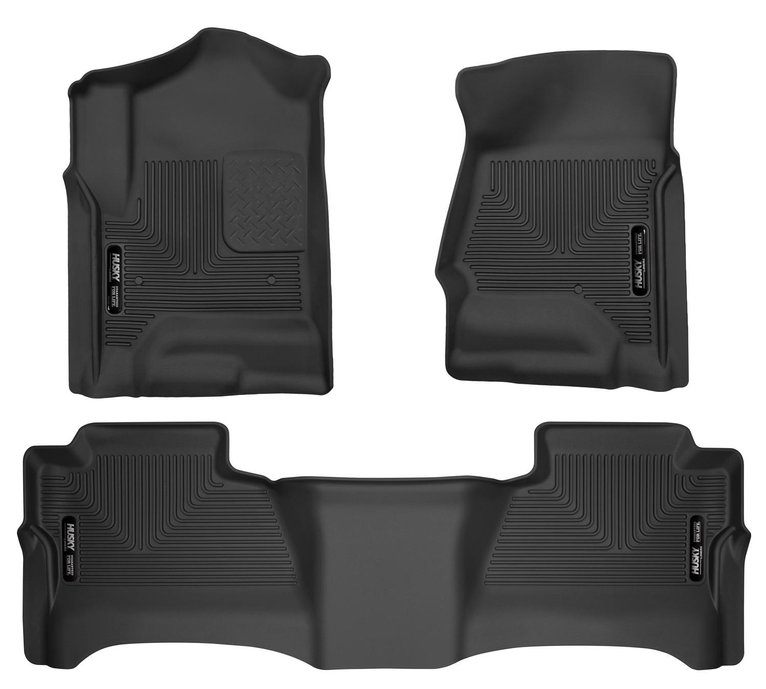 Husky Liners Front & 2Nd Seat Floor Liners (Footwell Coverage) - 98231