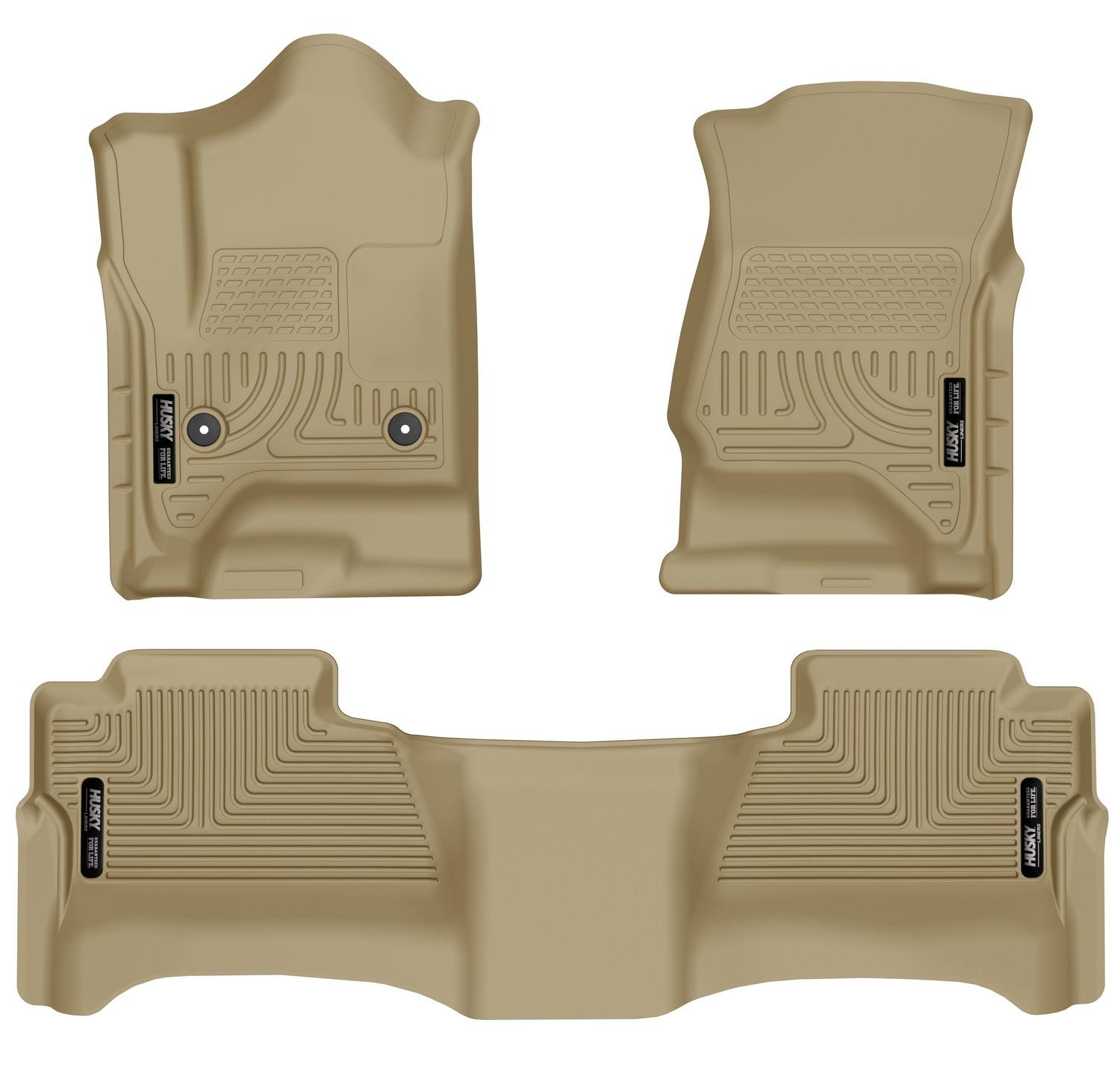 Husky Liners Front & 2Nd Seat Floor Liners (Footwell Coverage) - 98233