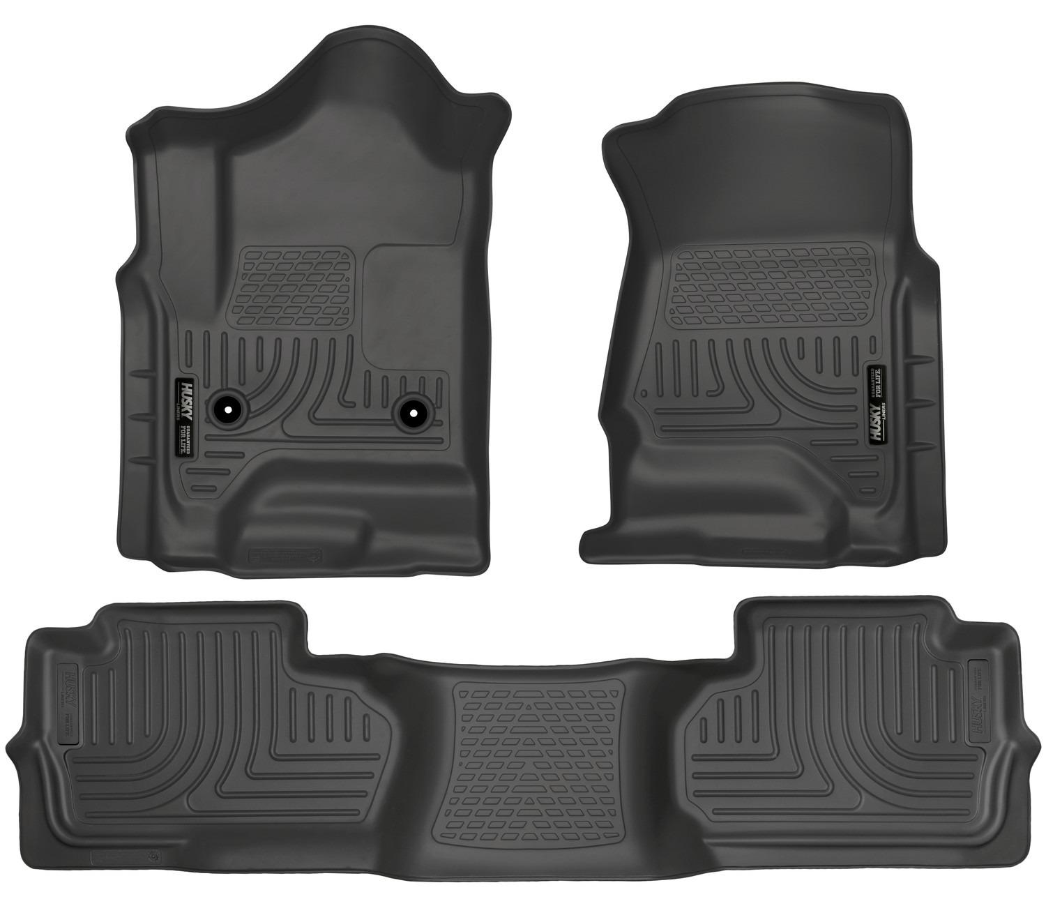 Husky Liners Front & 2Nd Seat Floor Liners (Footwell Coverage) - 98241