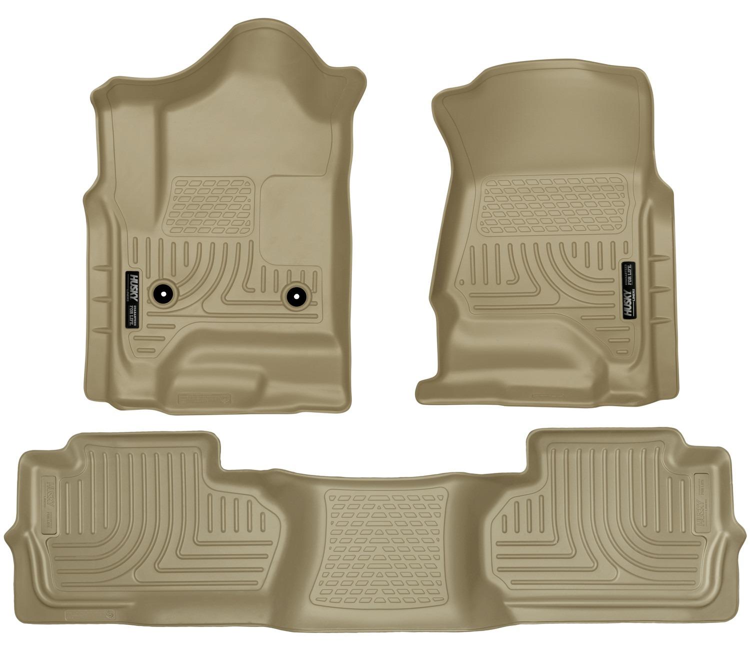 Husky Liners Front & 2Nd Seat Floor Liners (Footwell Coverage) - 98243