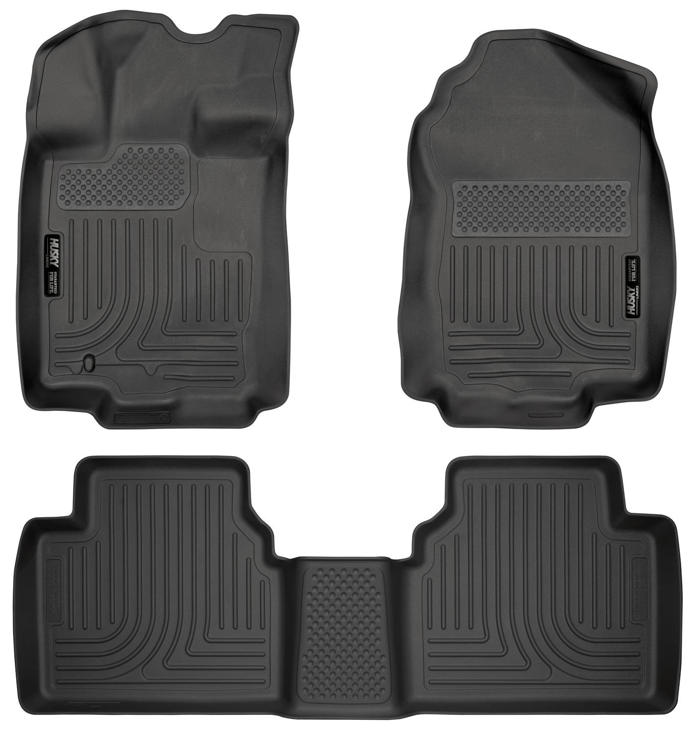 Husky Liners Front & 2Nd Seat Floor Liners (2006-2012 Fusion, MKZ, Milan, Zephyr) - 98361
