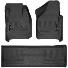 Husky Liners Front & 2Nd Seat Floor Liners (Footwell Coverage) (2008-2010 F-250 Super Duty, F-350 Super Duty) - 98381