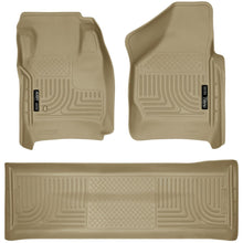Husky Liners Front & 2Nd Seat Floor Liners (Footwell Coverage) (2008-2010 F-250 Super Duty, F-350 Super Duty) - 98383