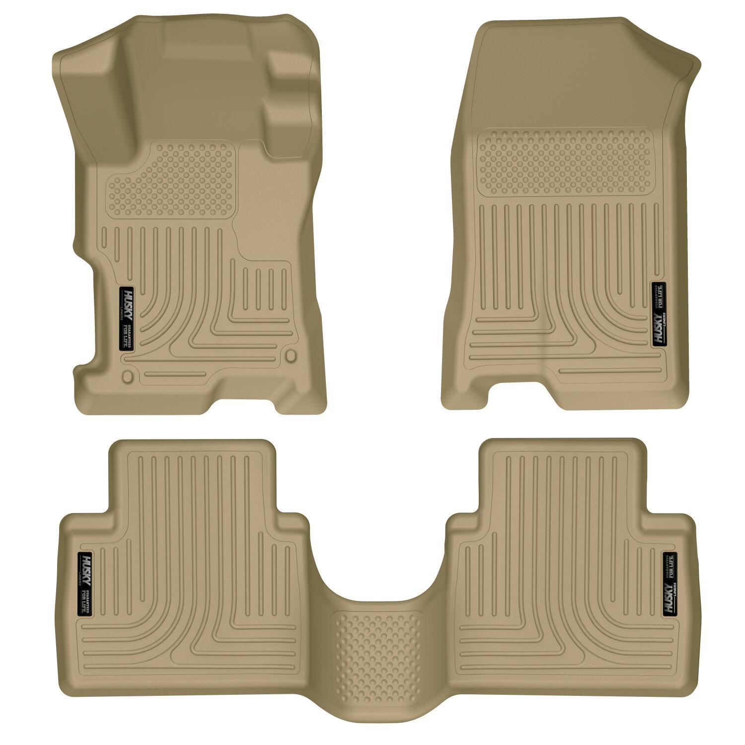 Husky Liners Front & 2Nd Seat Floor Liners (2008-2012 Accord) - 98403