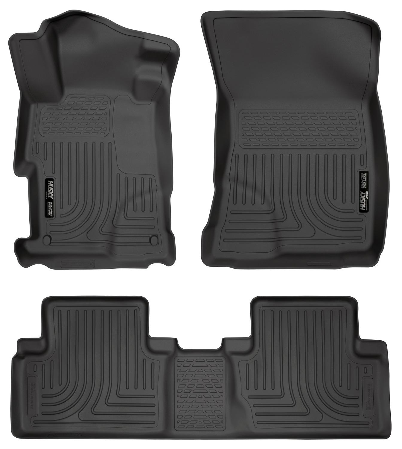 Husky Liners Front & 2Nd Seat Floor Liners (2012-2013 Civic) - 98441