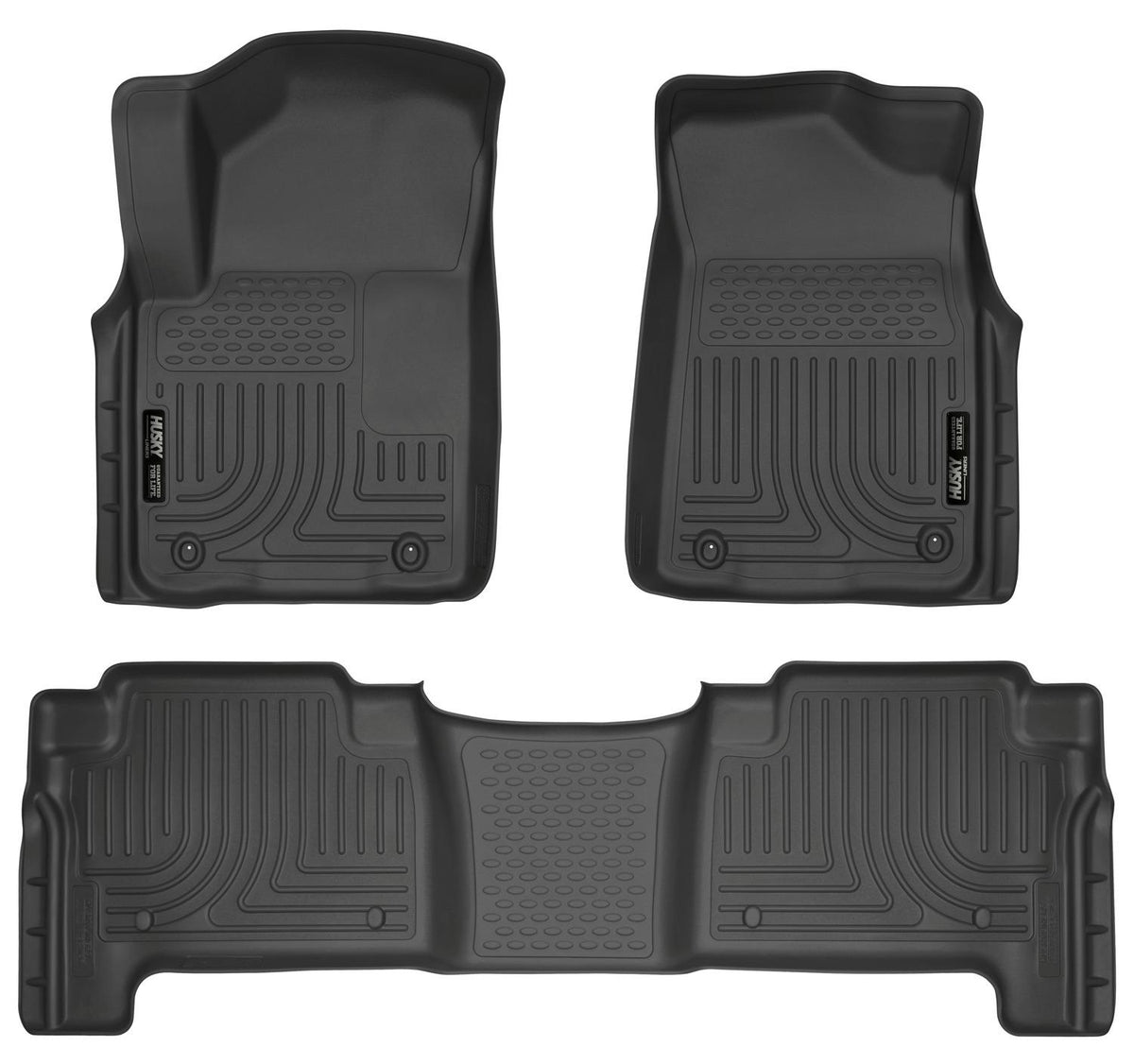 Husky Liners Front & 2Nd Seat Floor Liners (2011-2018 QX56, QX80, Armada) - 98611