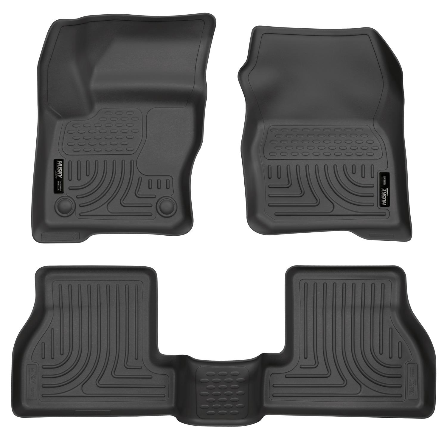 Husky Liners Front & 2Nd Seat Floor Liners (2012-2015 Focus) - 98771