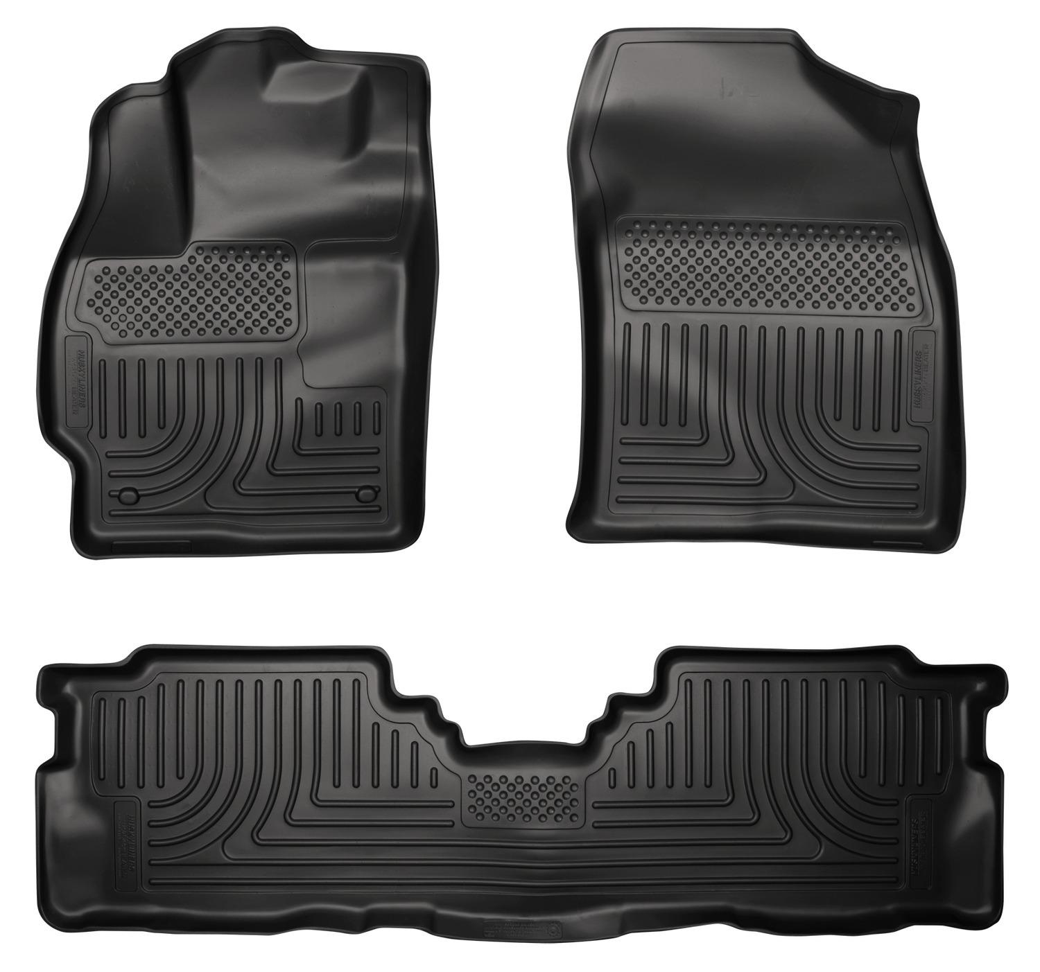 Husky Liners Front & 2Nd Seat Floor Liners (2012-2017 Prius V) - 98911