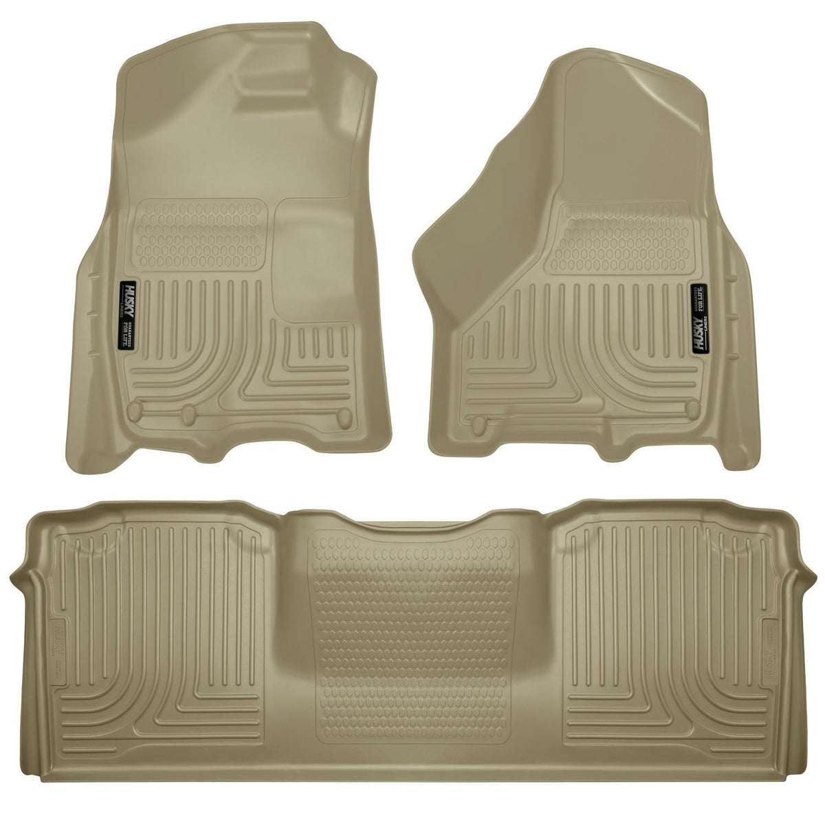 Husky Liners Front and 2nd Seat Floor Liners (2010-2018 Ram 2500, Ram 3500, 2500, 3500) - 99043