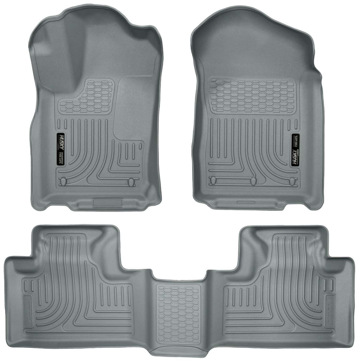 Husky Liners Front and 2nd Seat Floor Liners (2011-2015 Grand Cherokee, Durango) - 99052