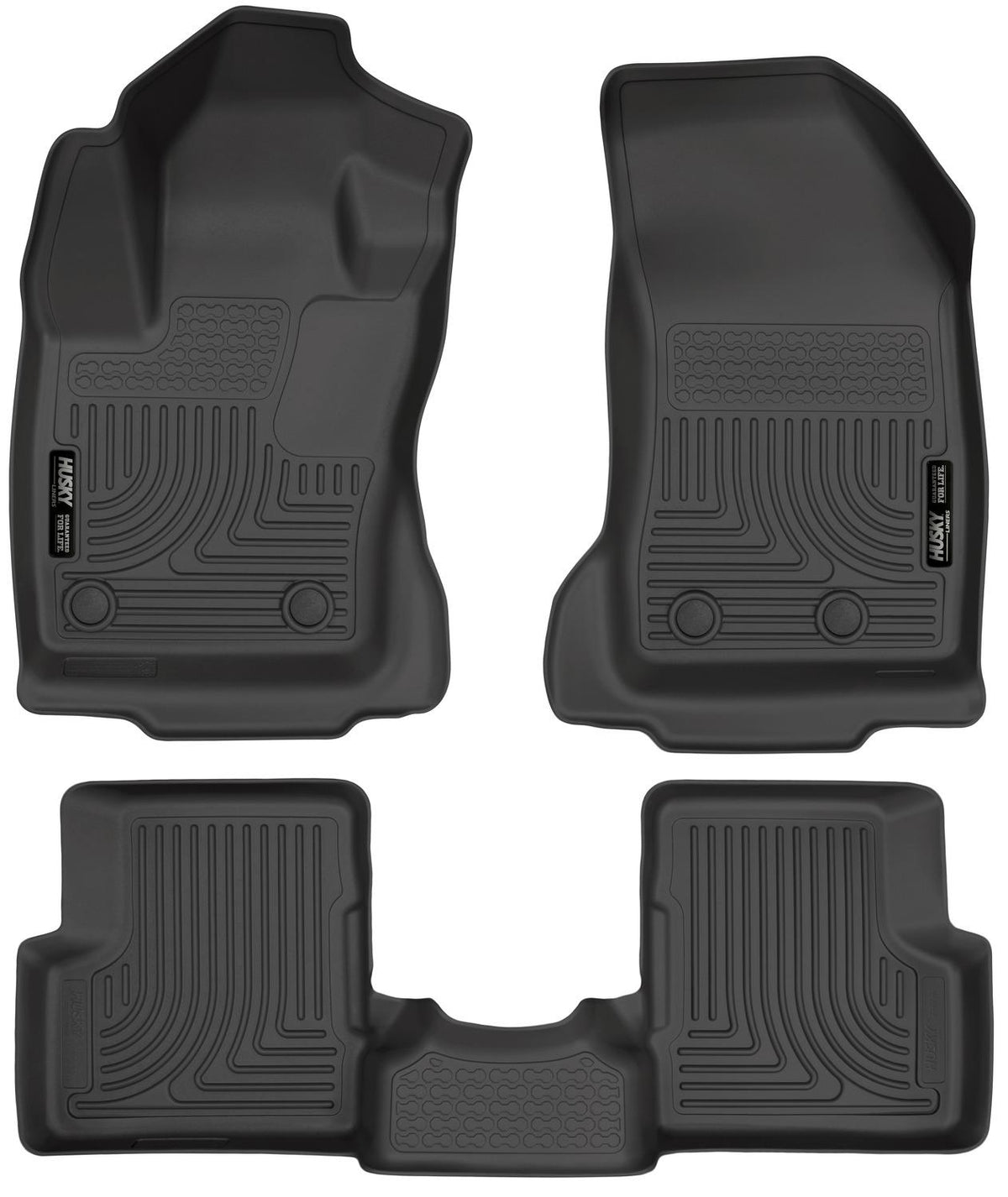 Husky Liners Front and 2nd Seat Floor Liners (2015-2021 Renegade) - 99081